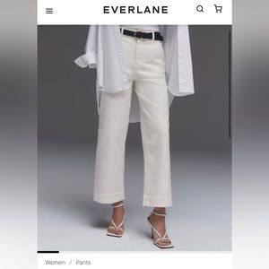 Everlane wide leg crop size 10 NWT